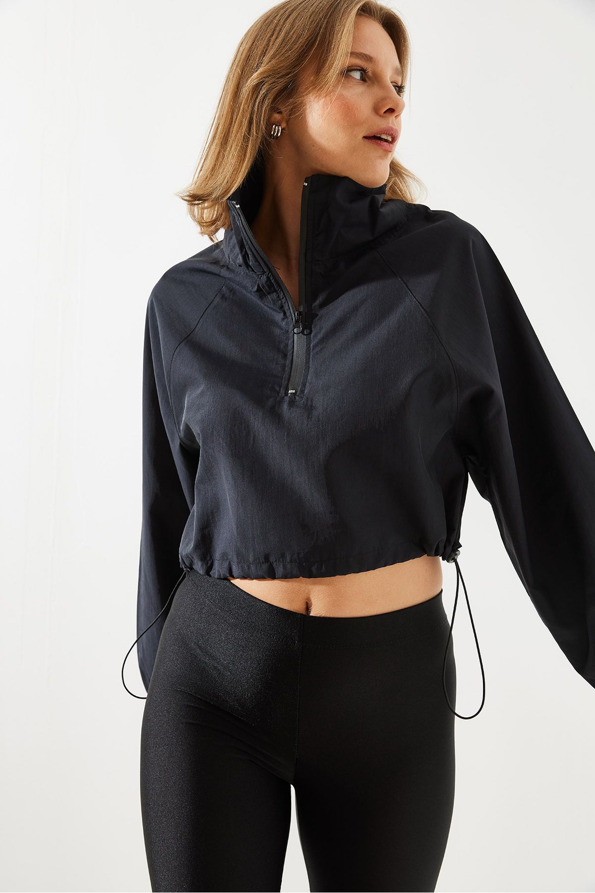 Bianco Lucci  Kadın Fermuar Detaylı Yağmurluk MBMS002 60501002 - Görsel 4