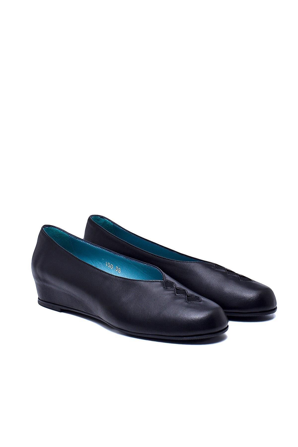 Sofia Baldi-Delte Black Leather Women's Padded Heel 3