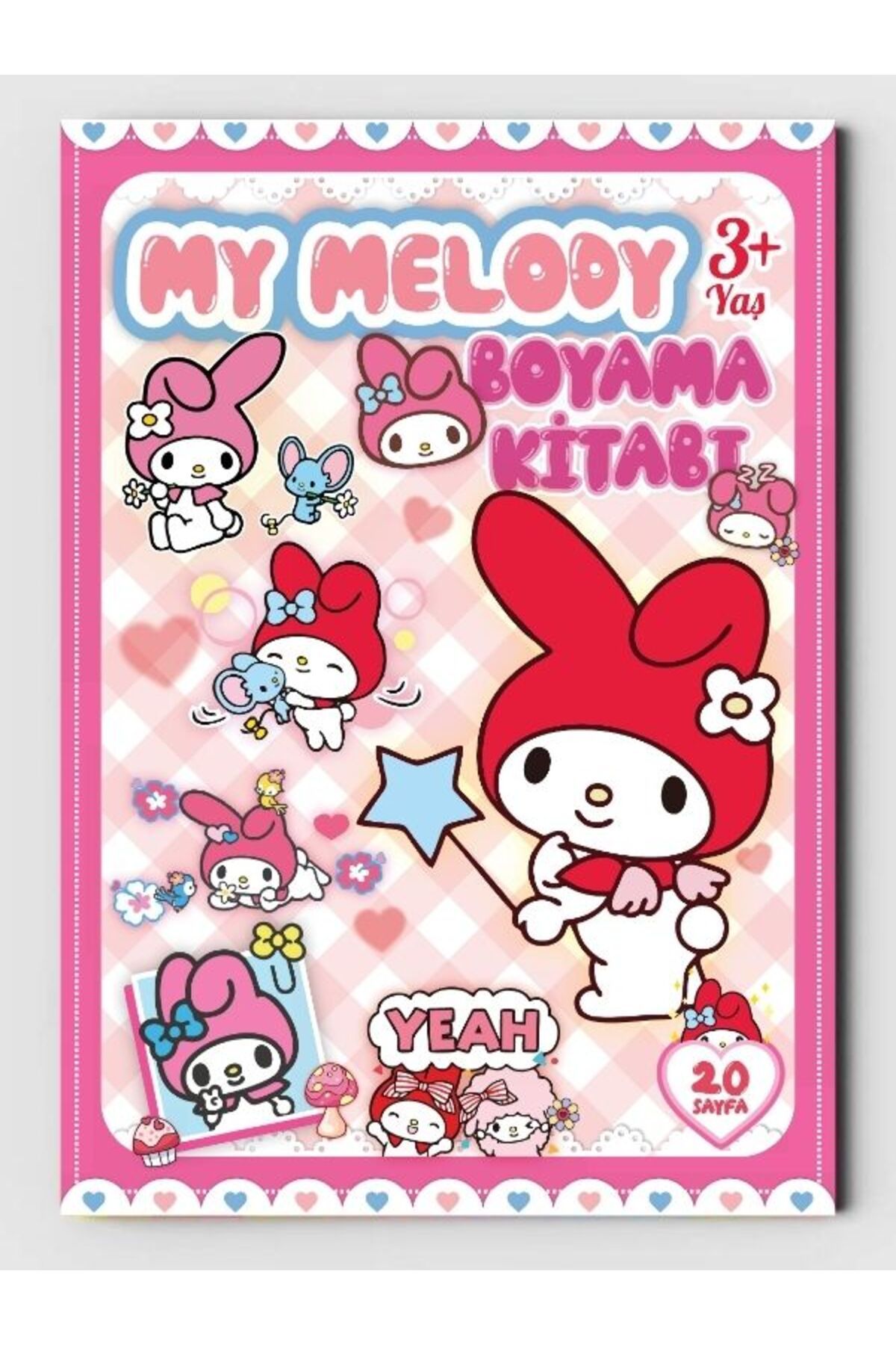 melody♪ページ ZNC My Melody Fun Coloring Book for Kids - (+20), (with Full