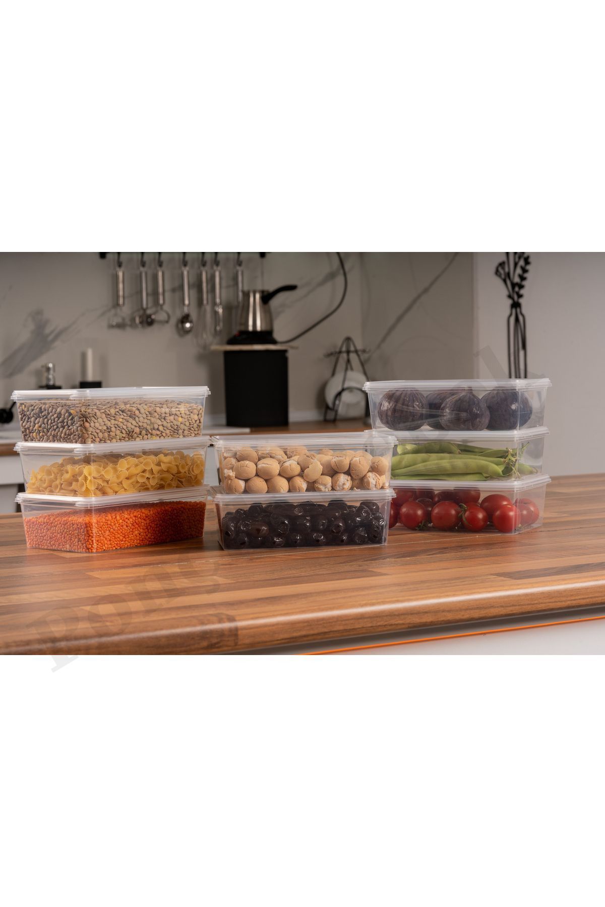 PONÇİK STORE-Set of 10 with 2Lt Capacity - Storage Container Suitable for Deep Freezer 6