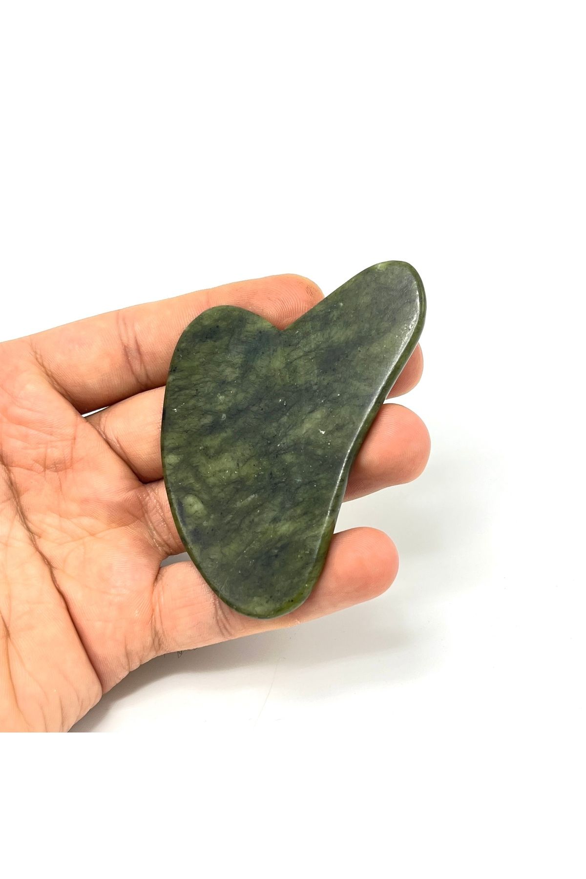 Sertifikalı Yeşim 1. Sınıf Kalite Gua Sha Doğal Taş Masaj Aleti — سبز ydtma10 — تصویر 4 از 8