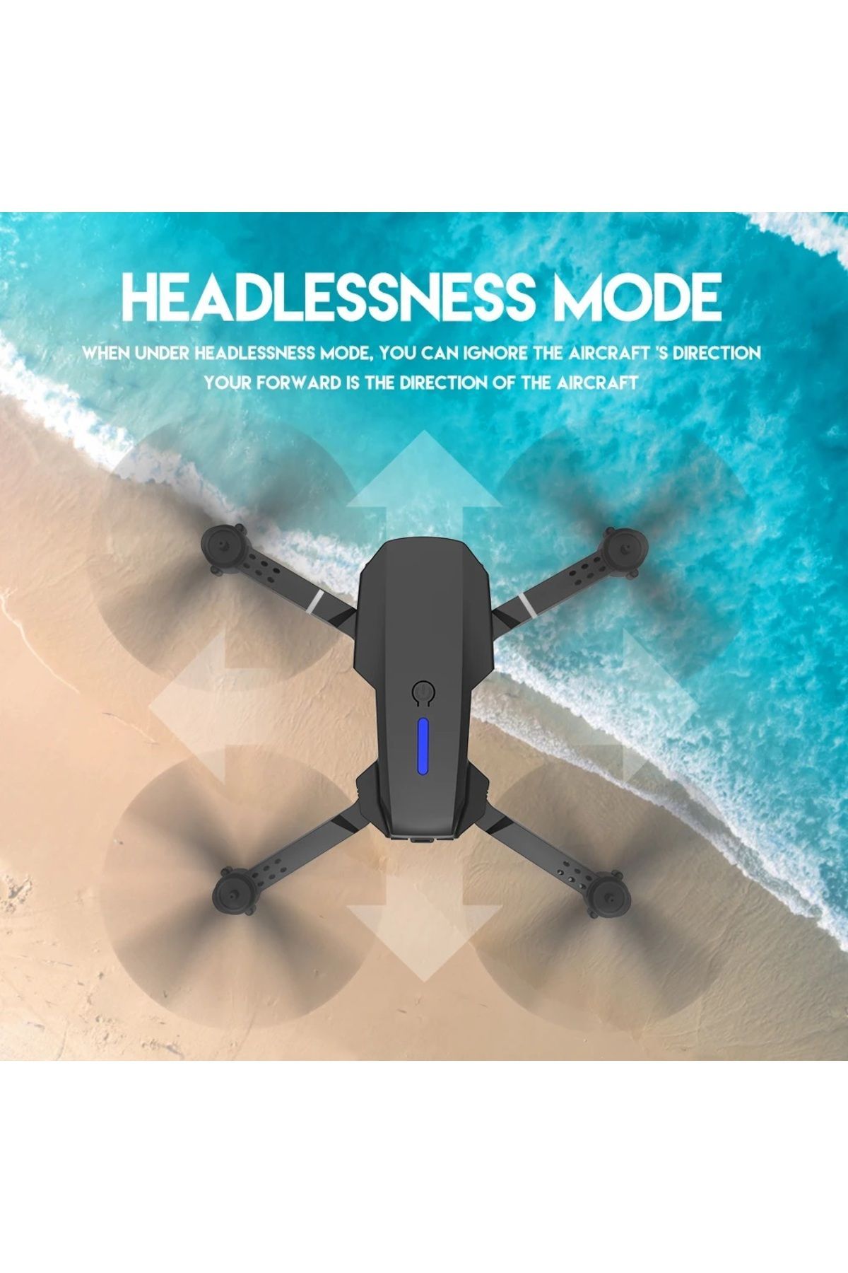 Ledarmy 2024 E99 Pro RC Drone 4K HD Kamera Katlanabilir WIFI FPV Yüksek  Gri kumandalı geniş açı
