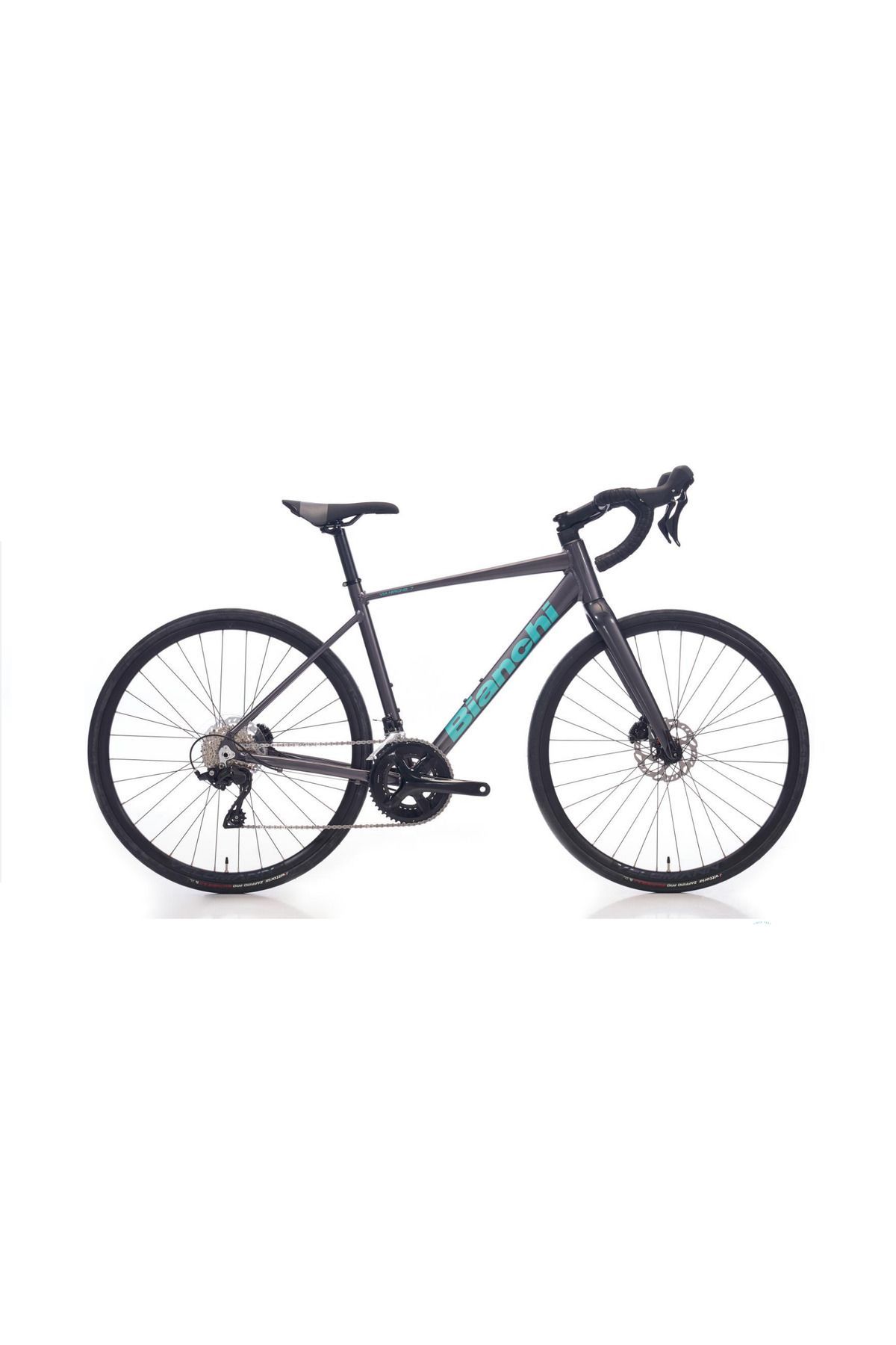 Bianchi Via Nirone 7 Disk 105 12S Yol Bisikleti (Gri Celeste) 52