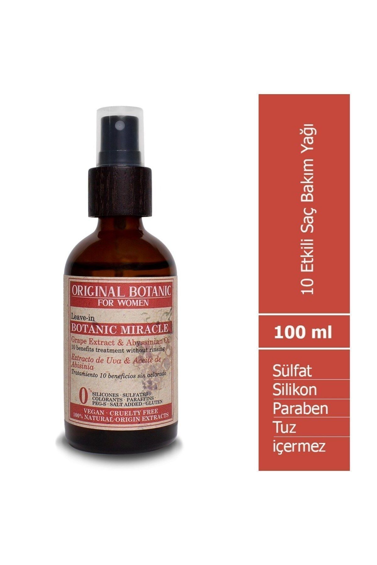10 روغن مراقبت از موی گیاهی موثر زنان 100 میلی لیتر Original Botanic