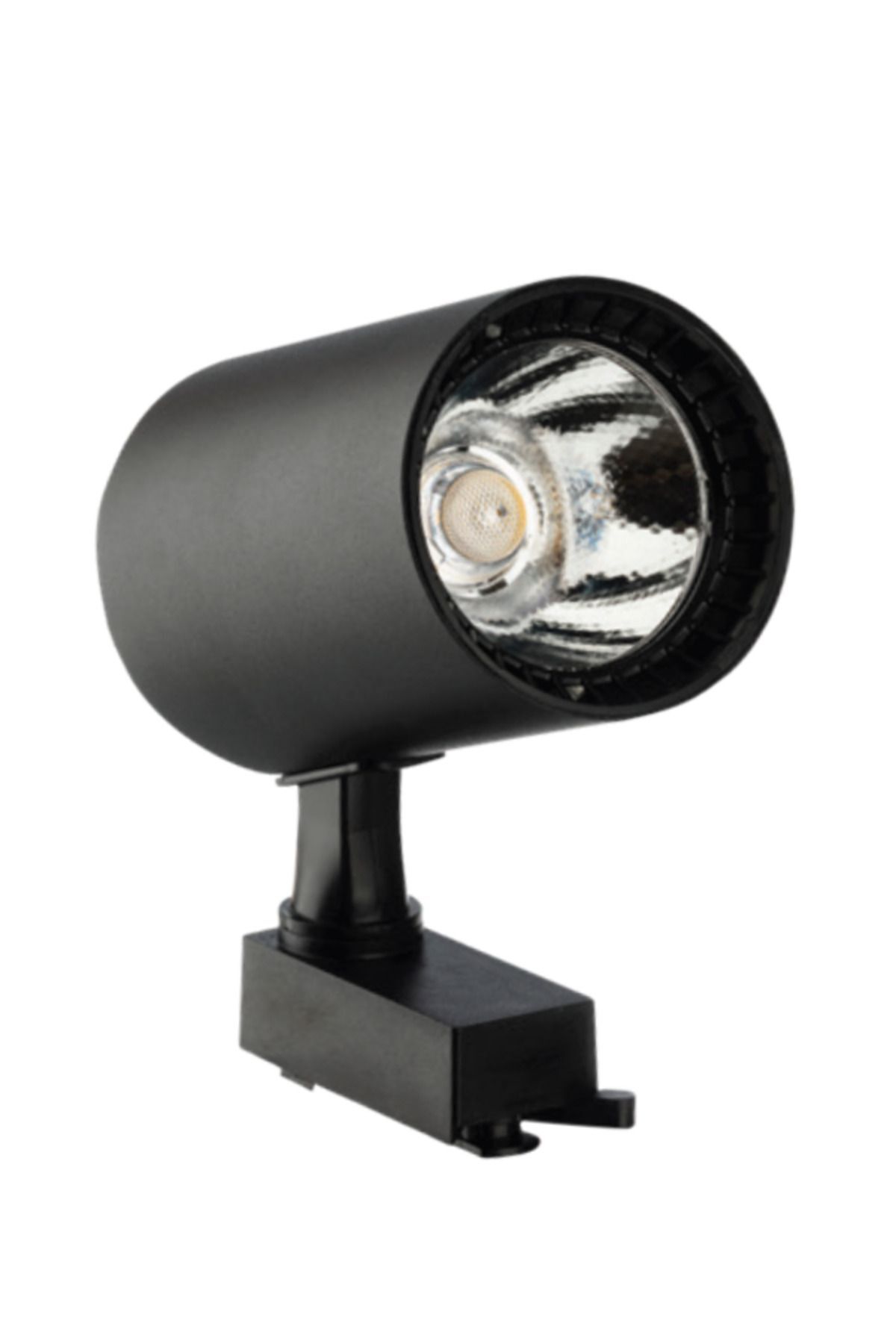 30 Watt Led Rail Spot Black Case 3000K Yellow Light
