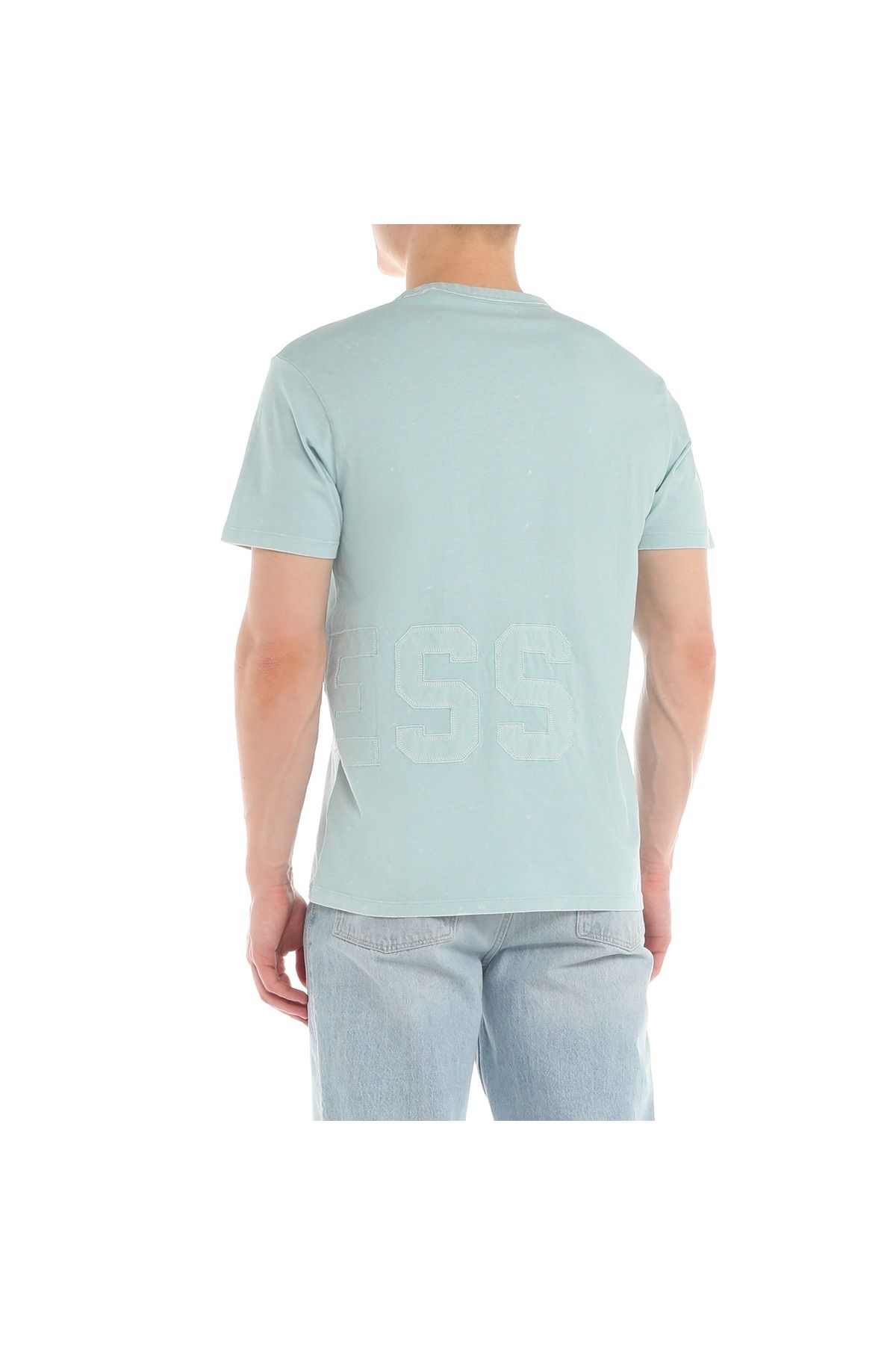 تیشرت مردانه سبز گسGuess | M4GI18K8FQ4-A733 اورجینال - تصویر 4