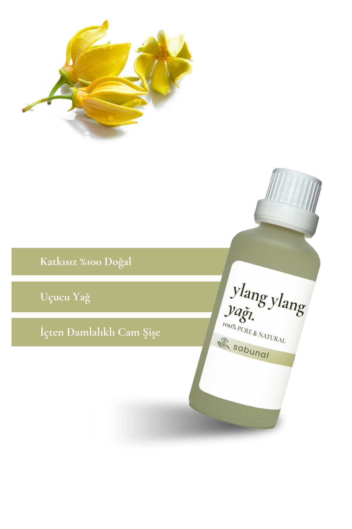 روغن یلانگ یلانگ 50 میلی لیتر اسانس معطر درمانی زیبا و جذاب معطر و پخش کننده sabunal