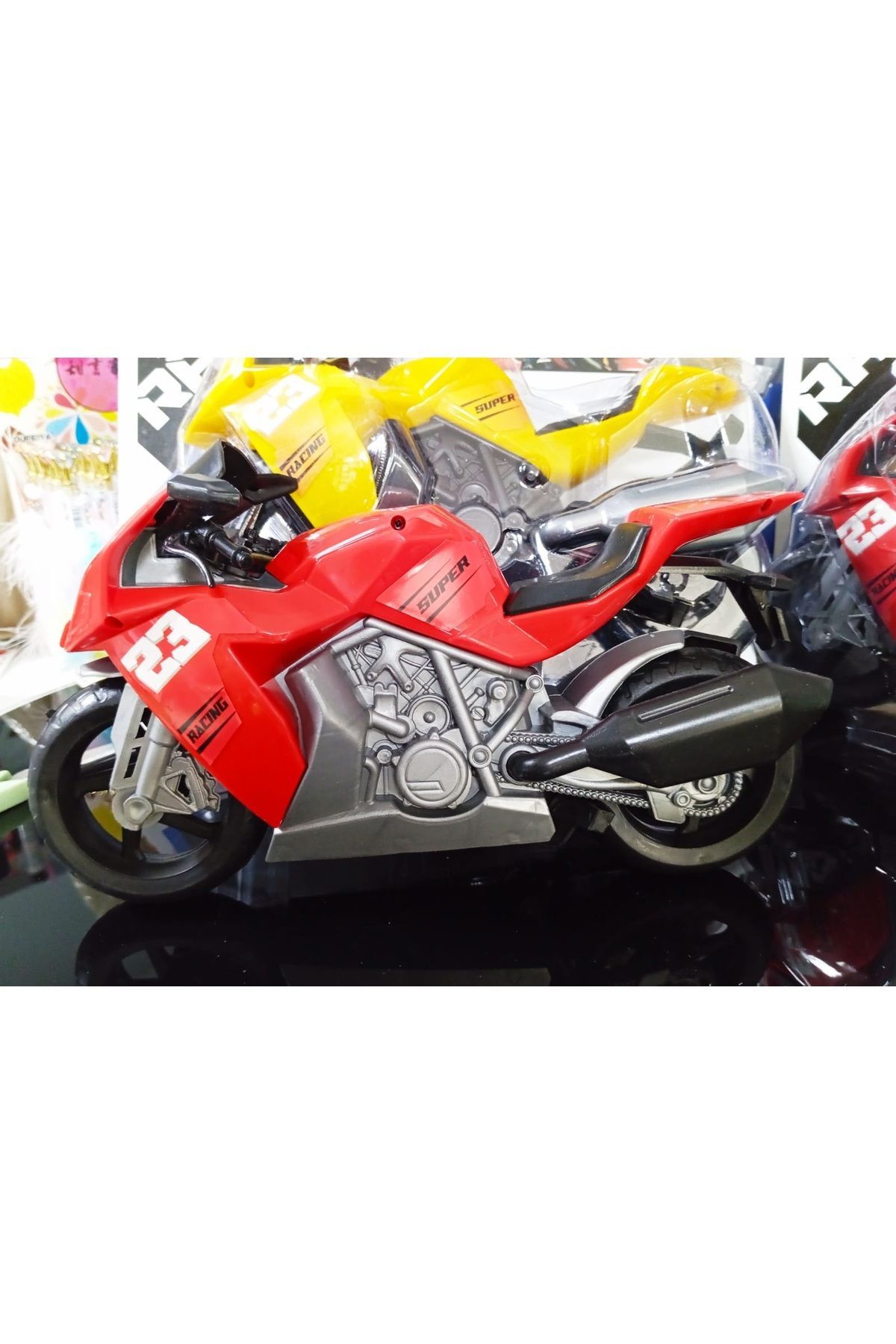 Motor Motosiklet Motorbisiklet Motorsiklet Erkek Oyuncak Yarış Motoru Büyük Boy Detaylı Kırılmaz