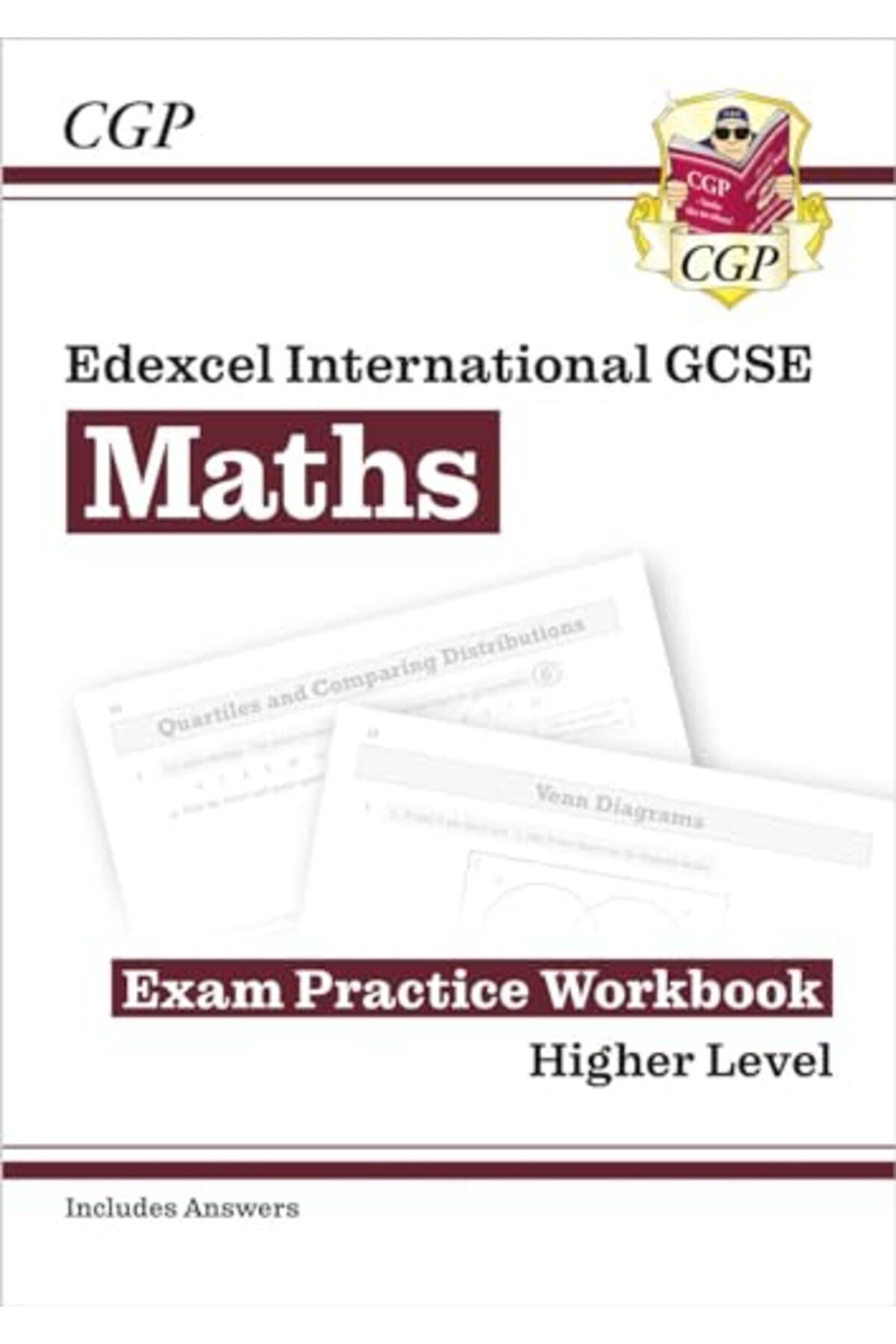 Coordination Group Publications Ltd CGP-كتاب تدريبات امتحان الرياضيات الدولي GCSE من Edexcel للصف الأعلى 91 مع الإجابات 1