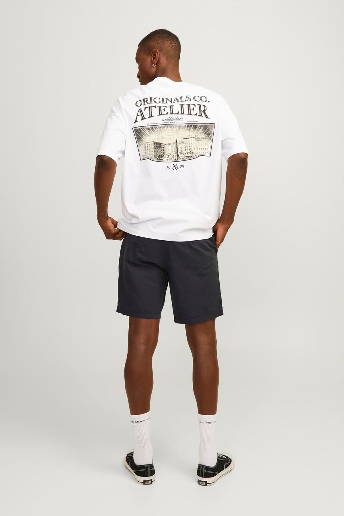 شلوارک مردانه راسته فاق نرمال | جک اند جونز Jack & Jones 5003120720 - تصویر 3