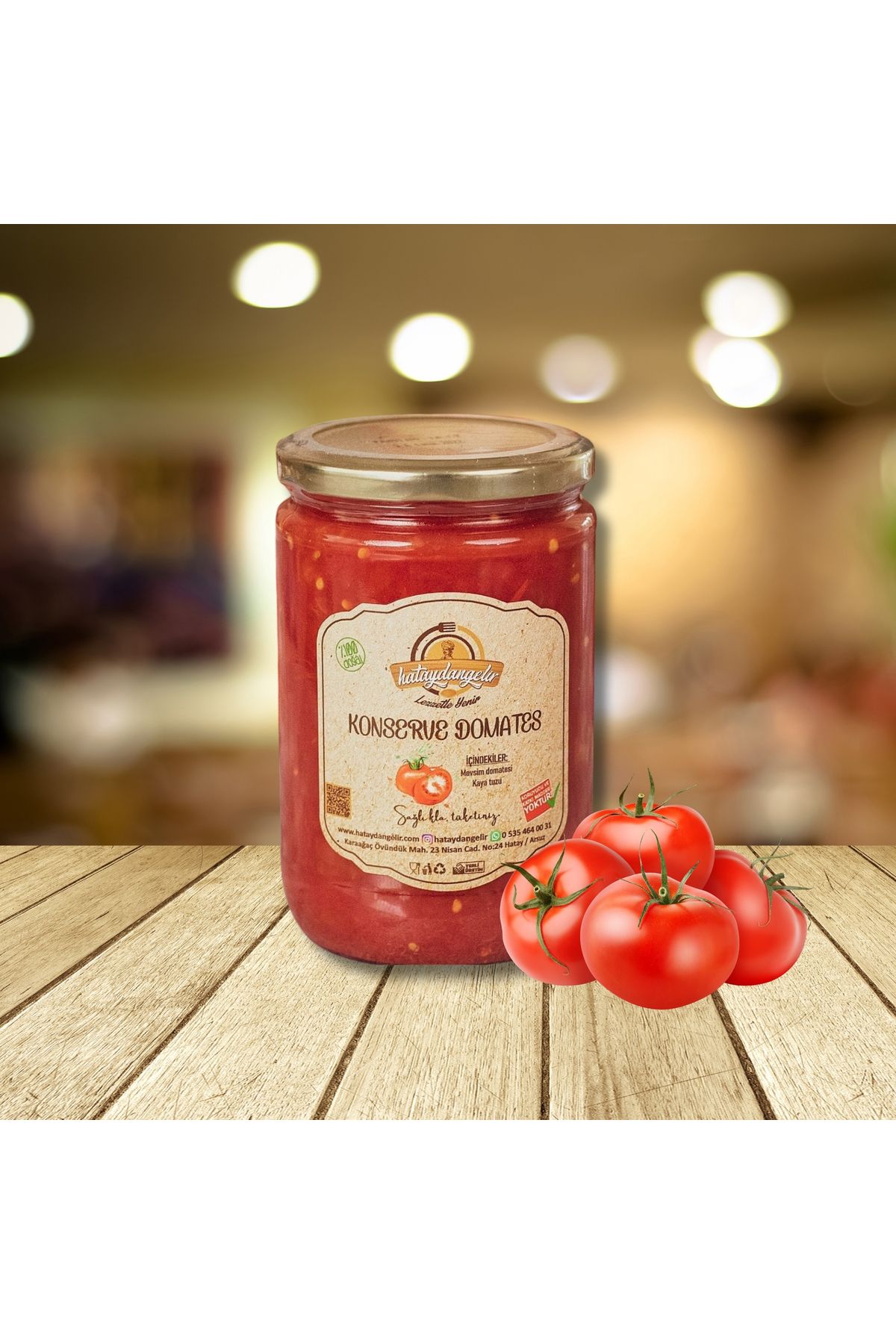 hataydangelir Konserve Domates 660cc