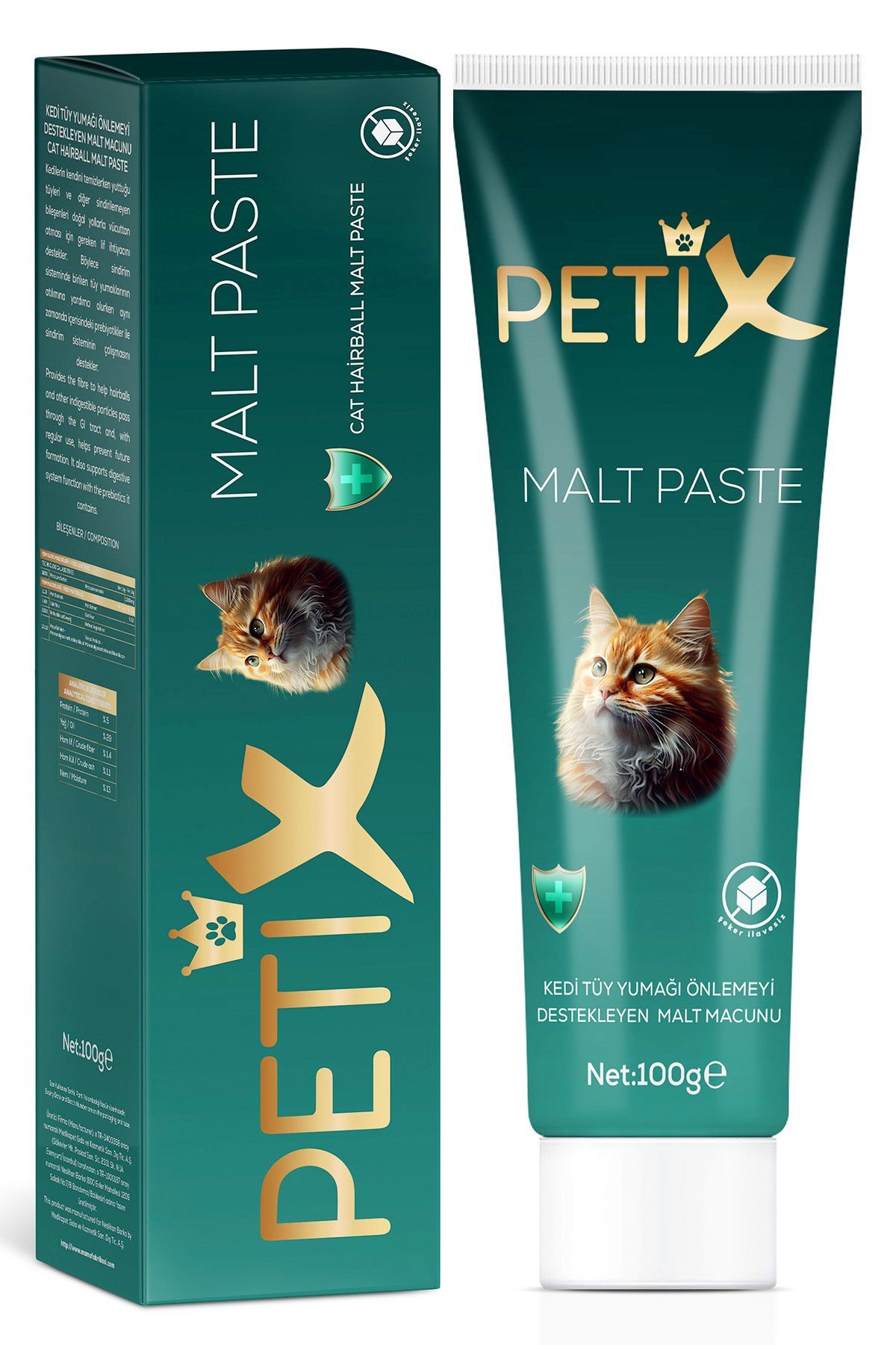 Anti-Hairball Tüy Yumağı Önleyici Kedi Malt Macunu 100 gr