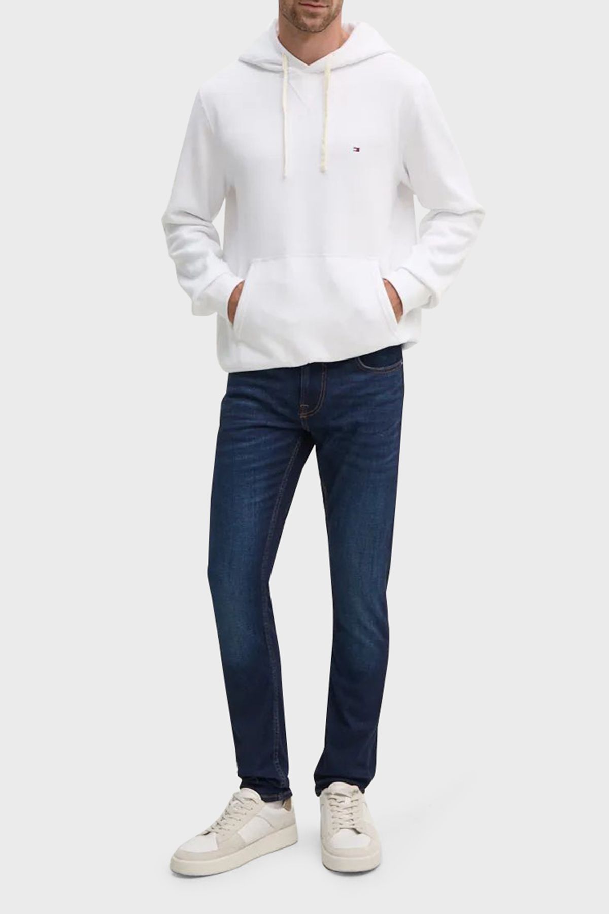 لوگوی کتان با کلاه معمولی SWEAT مردانه SWEAT MW0MW37230 YBR Tommy Hilfiger