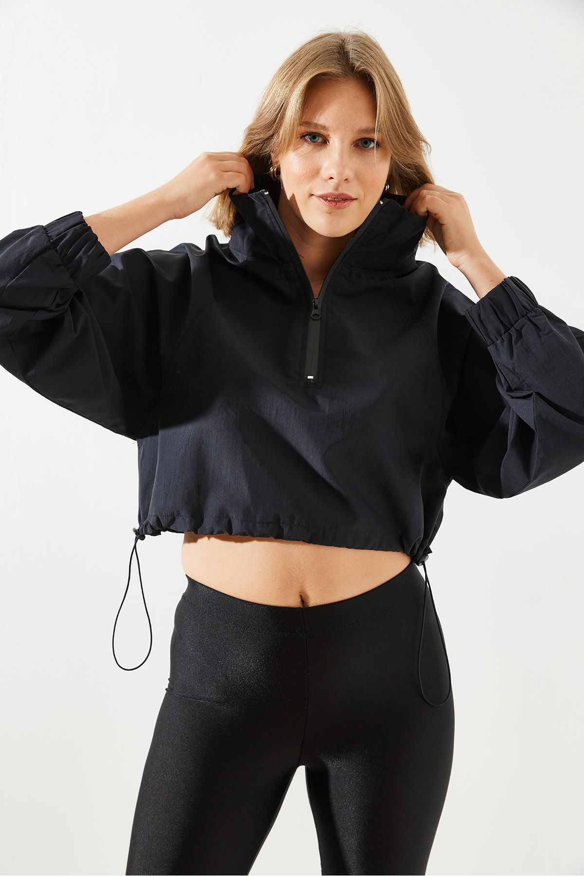 Bianco Lucci  Kadın Fermuar Detaylı Yağmurluk MBMS002 60501002 - Görsel 5