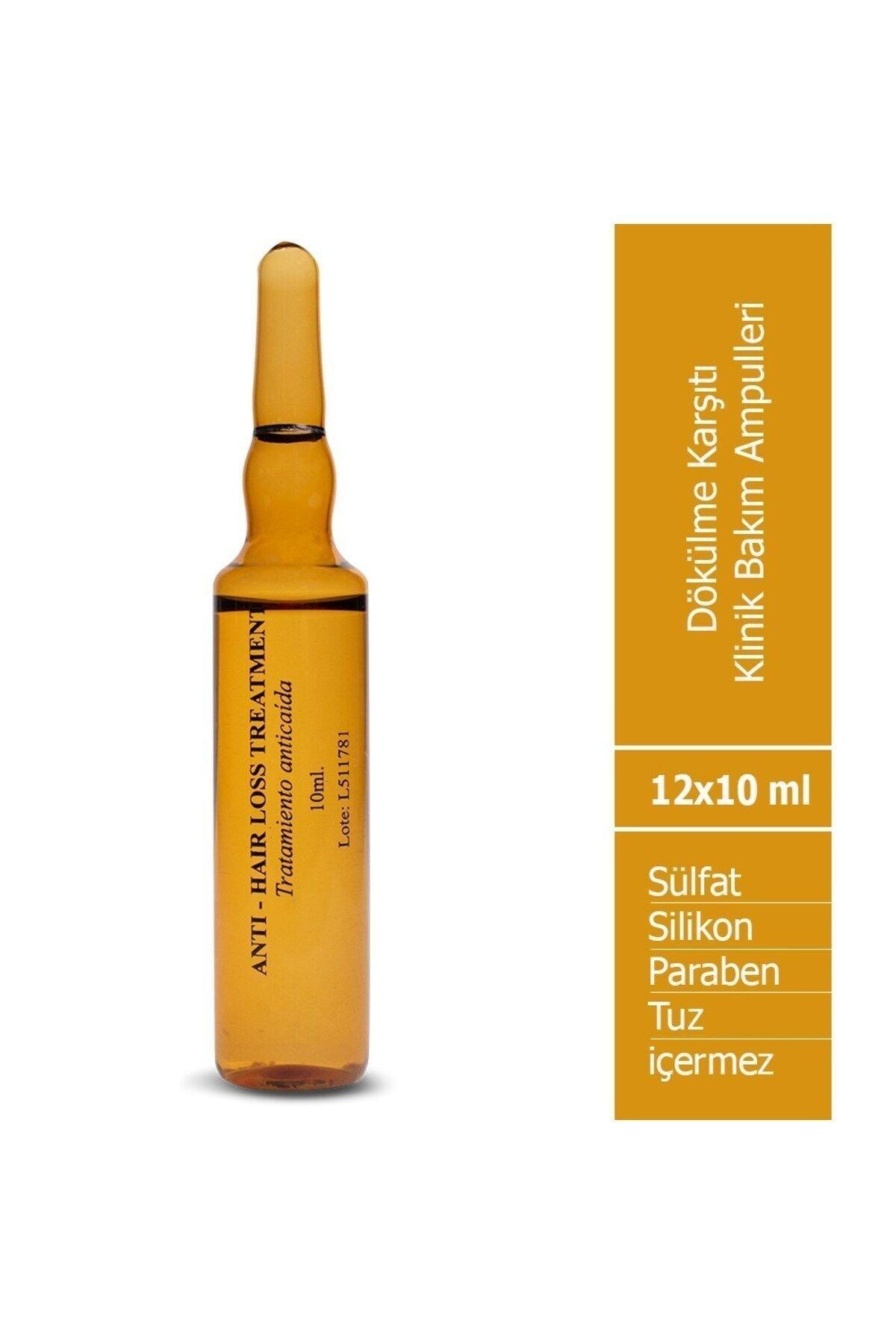 آمپول مراقبت از مو وگان کلینیک ضد ریزش مو زنانه 12x10ml Original Botanic
