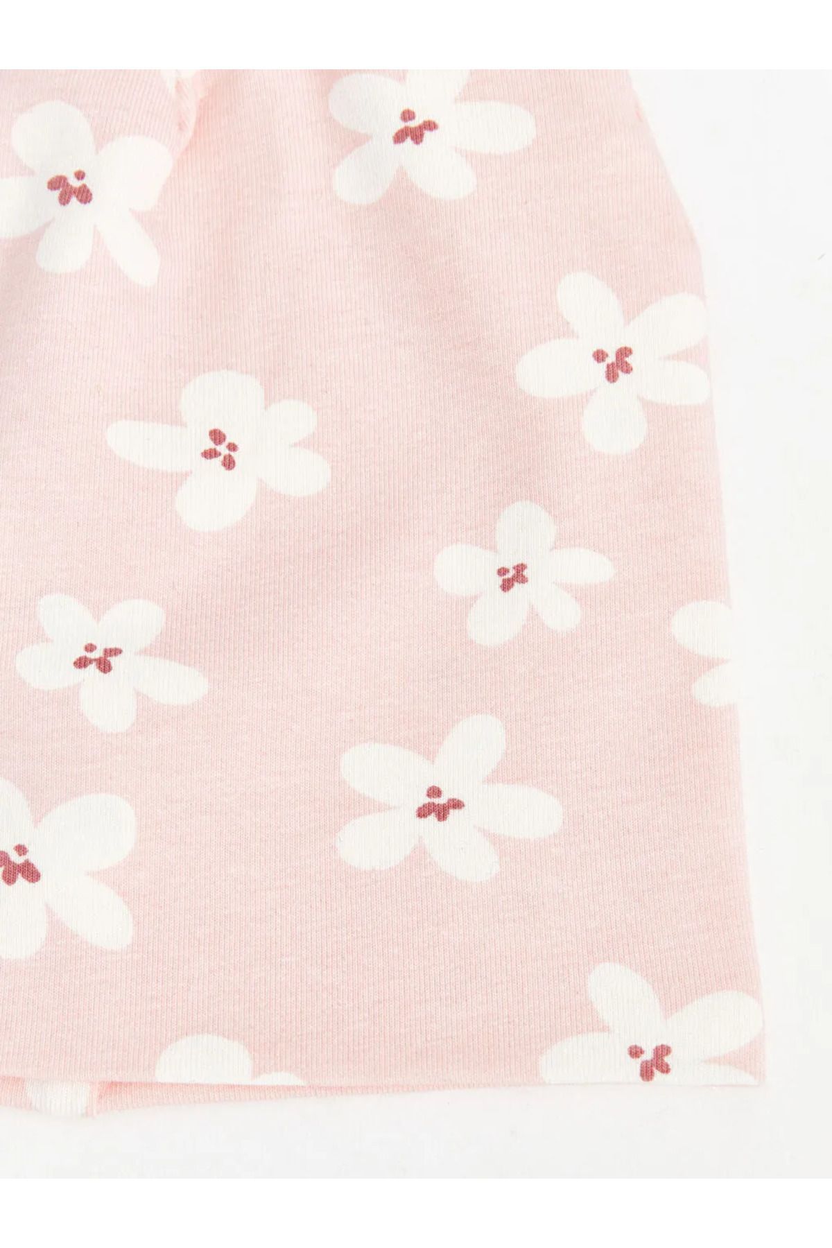 LC Waikiki LCW baby Pembe Baskılı Baskılı Kız Bebek Bere 2'li