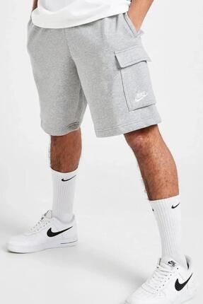 Nike ( GENİŞ KALIP BİR BEDEN KÜÇÜK ALINIZ )Sportswear Clup Fleece Erkek Gri K...