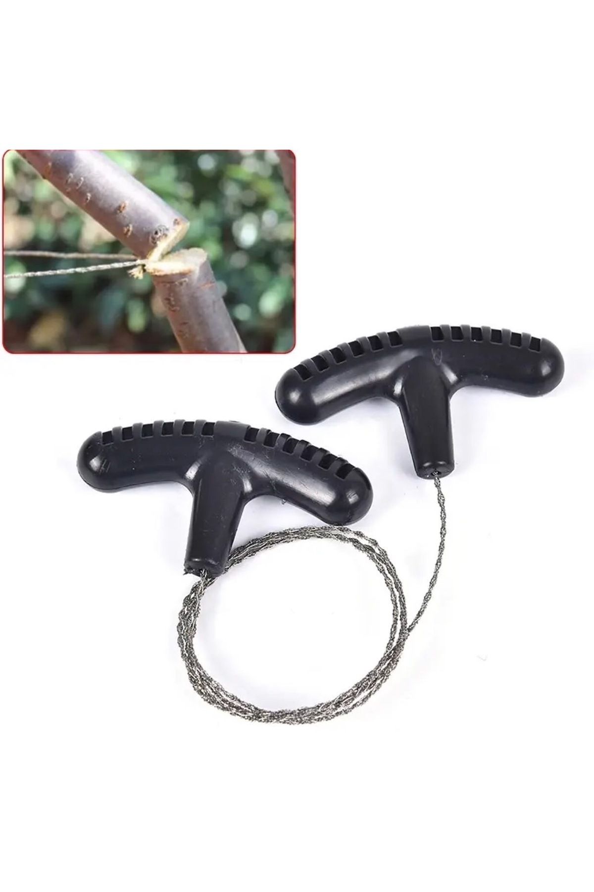 BGA Edc outdoor kamp paslanmaz Çelik tel testere