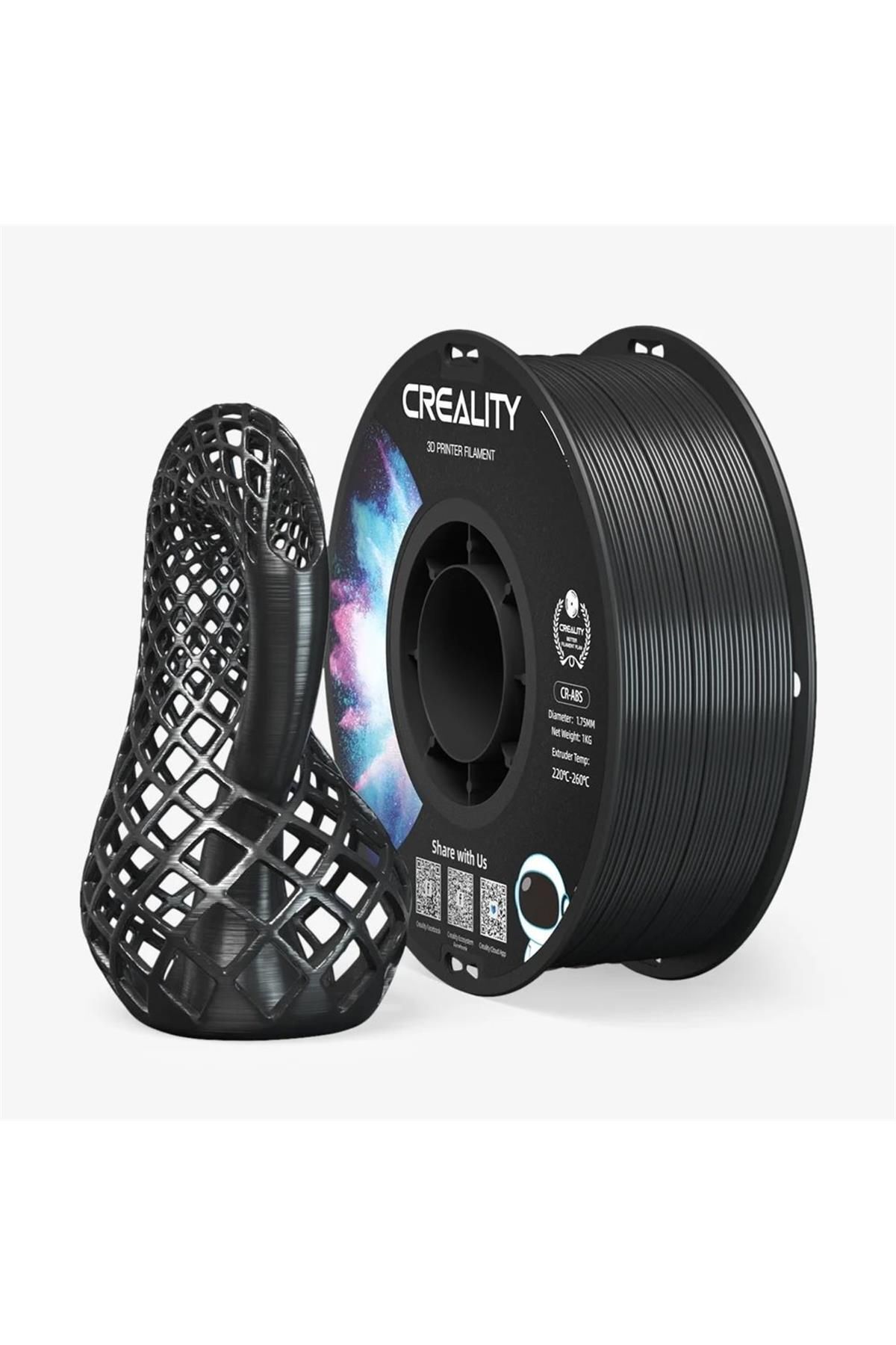 Creality Urhanshop Creality Cr-Abs Siyah Filament 1.75mm 1000Gr