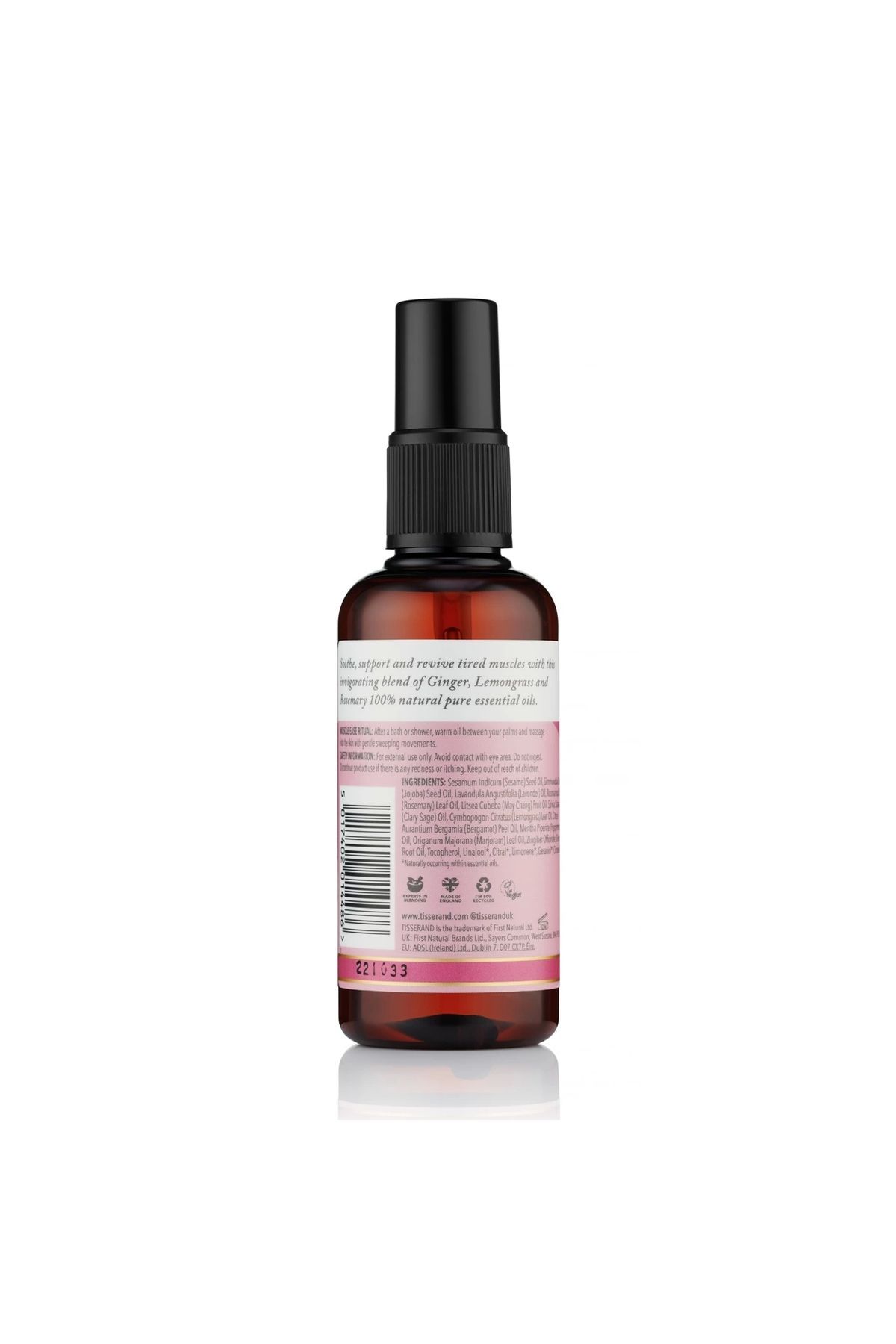 TISSERAND AROMATHERAPY-Tisserand Muscle Ease - Massage and Body Oil Set 7