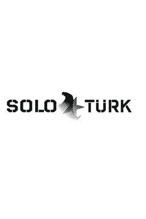Solo Türk Gold Renk Yazı Sticker - Oto Sticker - Solo Türk Türk Sticker 49x11 SOLO TÜRK