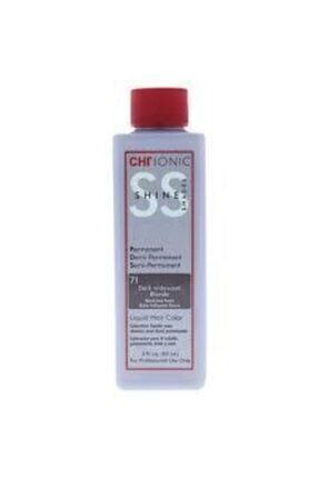 Ionıc Shine Organic Saç Boyası Sıvı Likid 71 Koyu Parıldayan Sarı 89 Ml 1N-BLACK