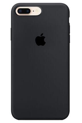 Iphone7 Plus / 8 Plus Uyumlu Logolu Siyah Lansman Içi Kadife Aa Kalite 7pluslogo