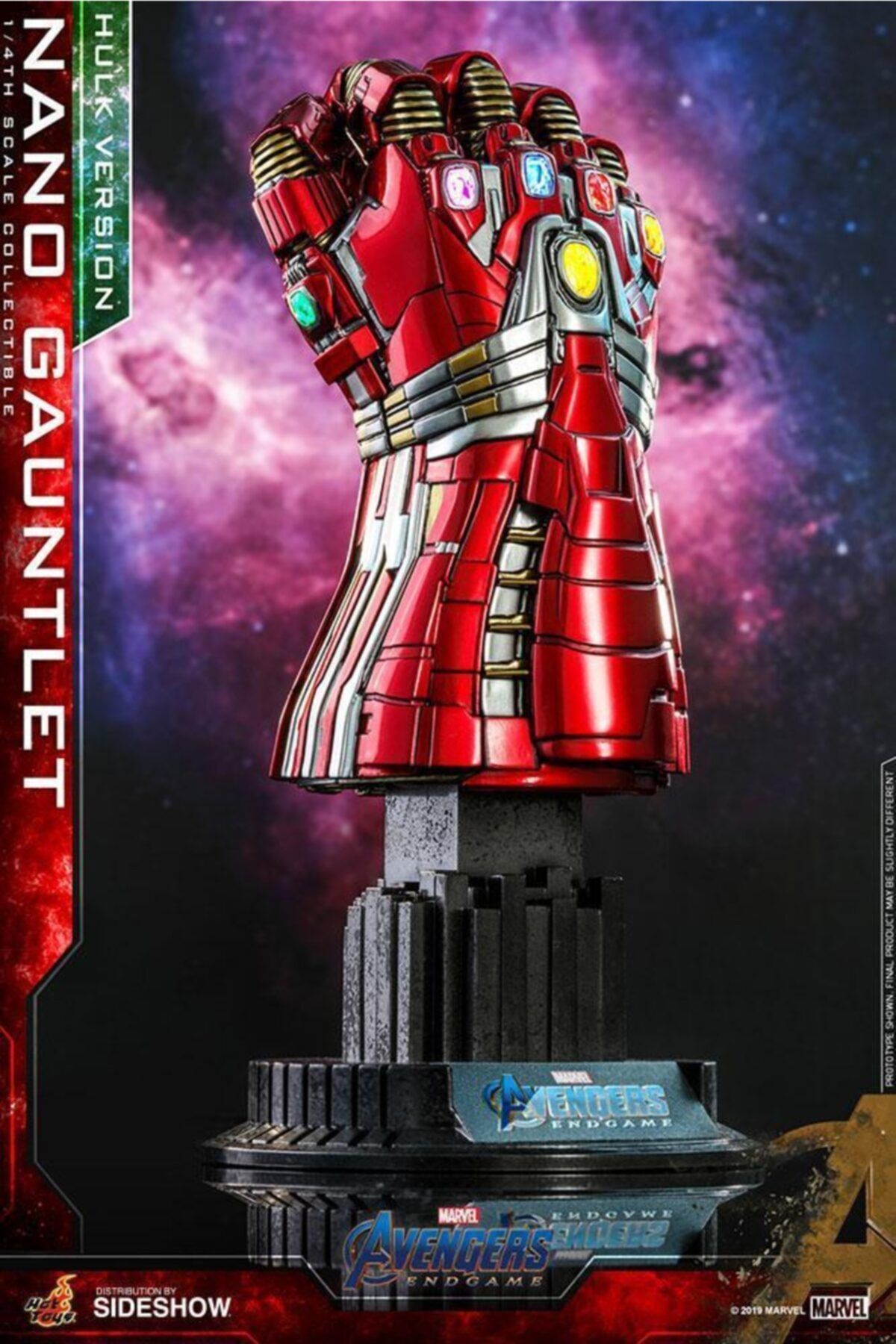 Hot Toys Nano Gauntlet hulk Version Quarter Scale R E P L I C A