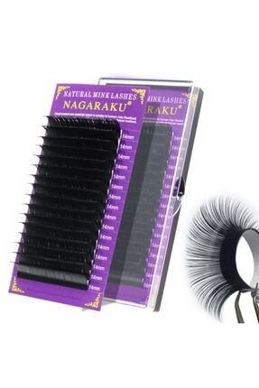 Nagaraku Doğal Ipek Kirpik (natural Eyelash) 9mm 0.03c Extra Ince NG01