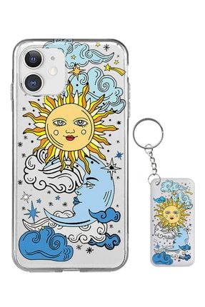 Iphone 11 Ay Ve Güneş Desenli Silikon Kılıf ESCVR-SFF1-10