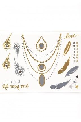 Tattoo Sılver Ve Gold 15 1629