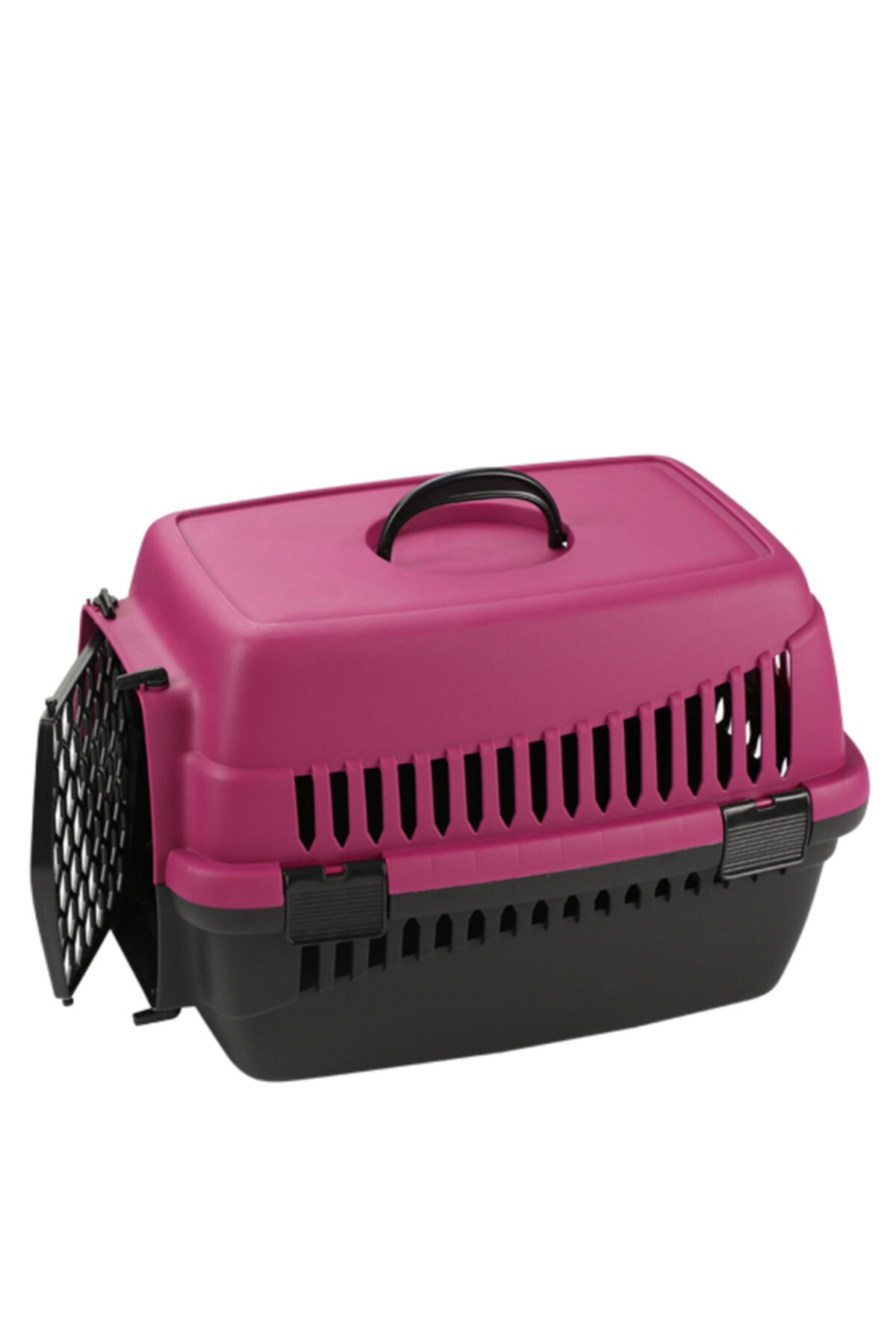 Emek Dekoratif Şeyayla Evcil Hayvan Kedi Köpek Taşıma Sepeti Pembe