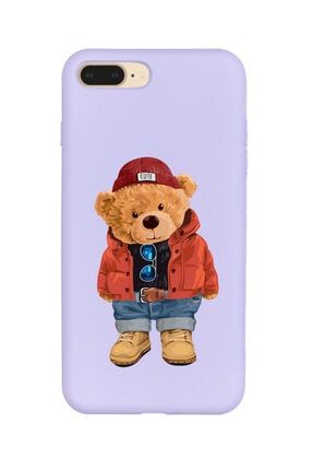 Iphone 8 Plus Teddy Bear Baskılı Lansman Kılıf KC039-i8p
