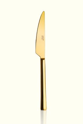 Klas Titanyum Gold 12 Adet Tatlı Bıçağı 18/10 Paslanmaz Çelik KTG-12TB
