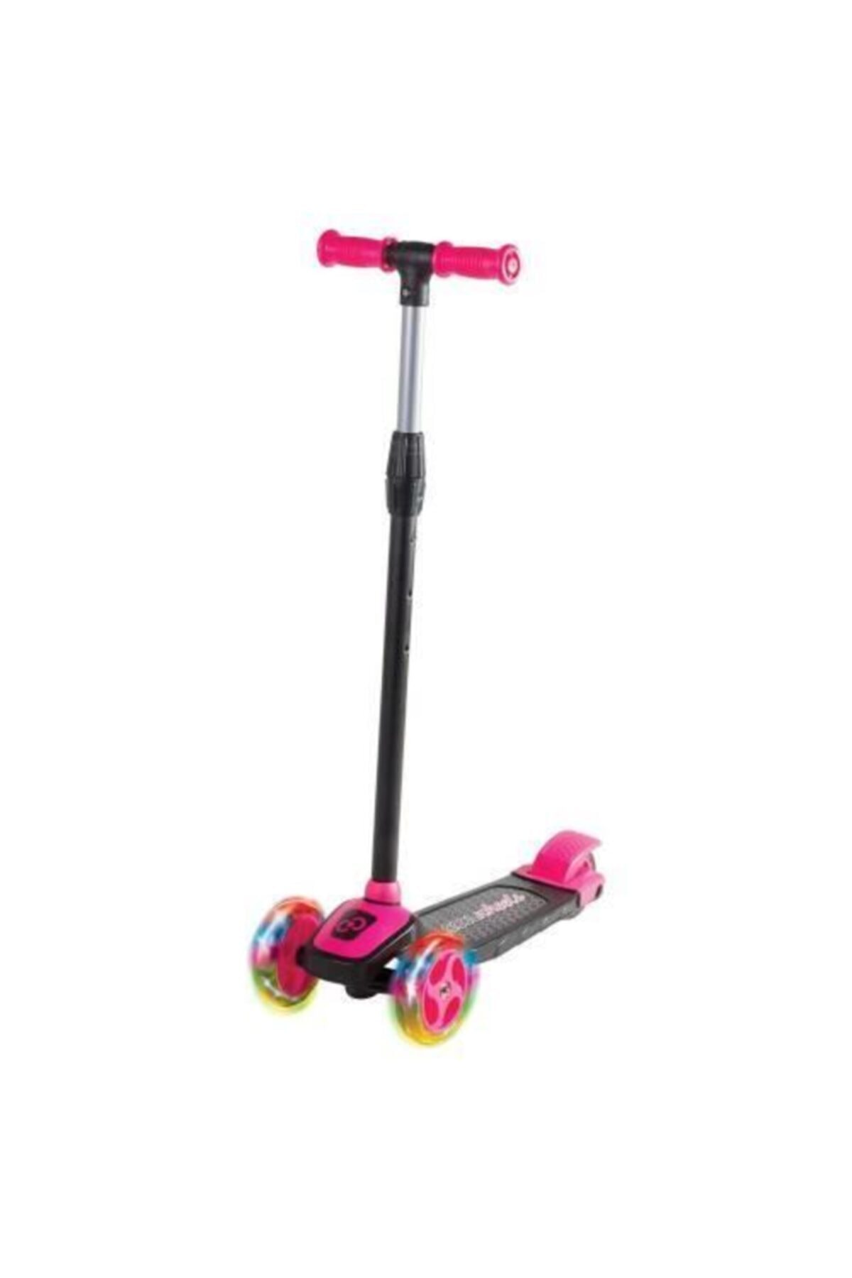 Cool Wheels Pembe Kız Çocuk Pembe Cool Wheels Led Işıklı 3 Tekerlekli Yükseklik Ayarlı Twist Scooter 3+ Yaş 3