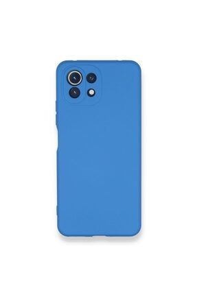 Xiaomi Mi 11 Lite Uyumlu Nano Silikon Kılıf - Mavi TY-8926