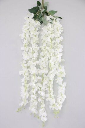 Yapay Çiçek 5li Uzun Sarkan Ortanca 85 Cm Beyaz 1002