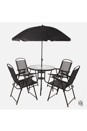 Şemsiyeli Masa Sandalye Seti 254265