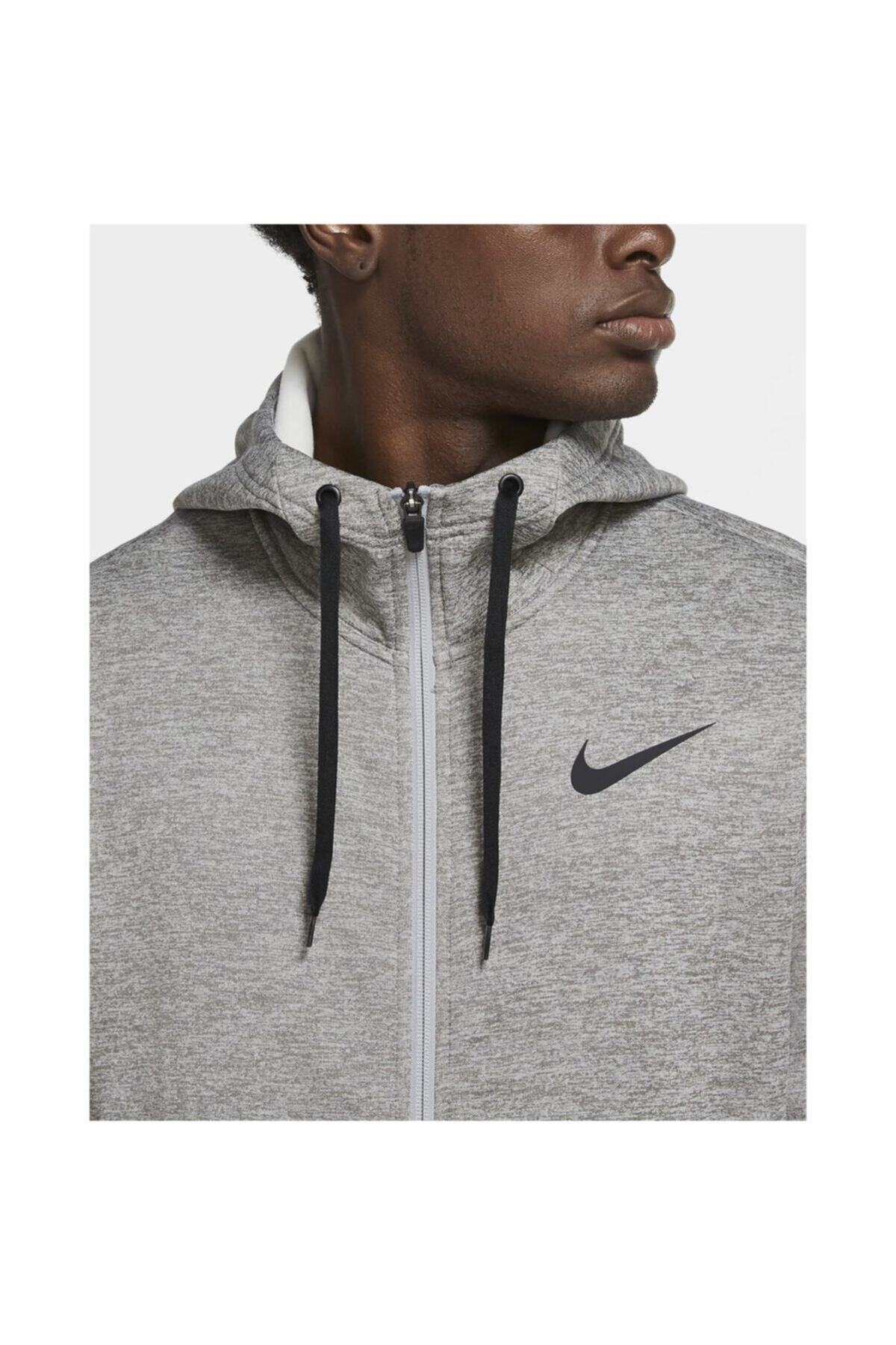 سویشرت مردانه خاکستری نایکی | PRA-4690589-575708 اورجینال - تصویر 4