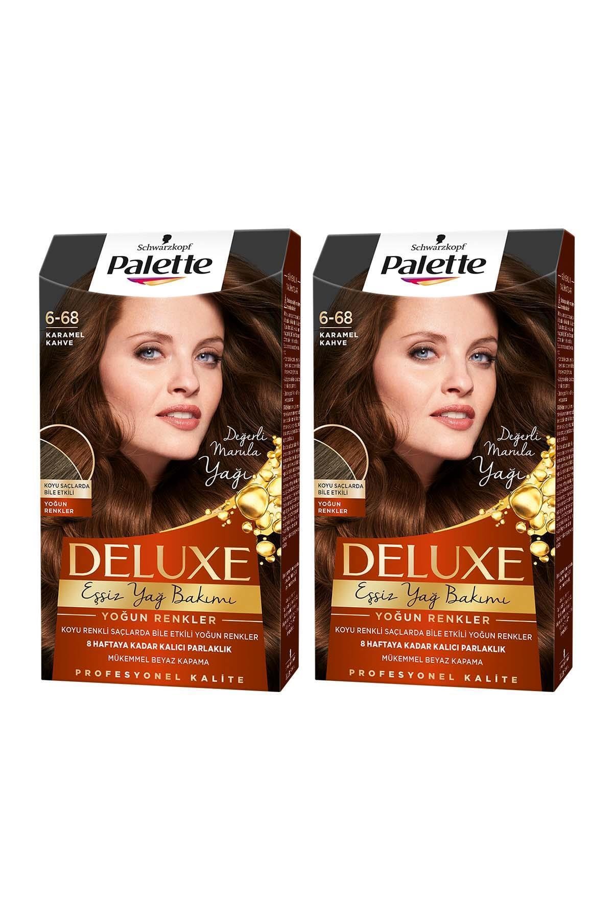 Palette Deluxe Yoğun Renkler 6-68 Karamel Kahve X 2 Adet