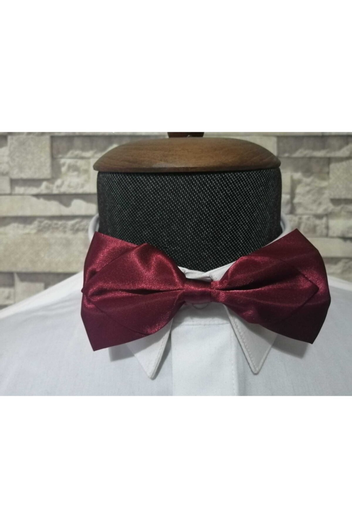 Yage Unisex Karma Renk Desenli 3'lü Kombin Papyon Set görsel 2