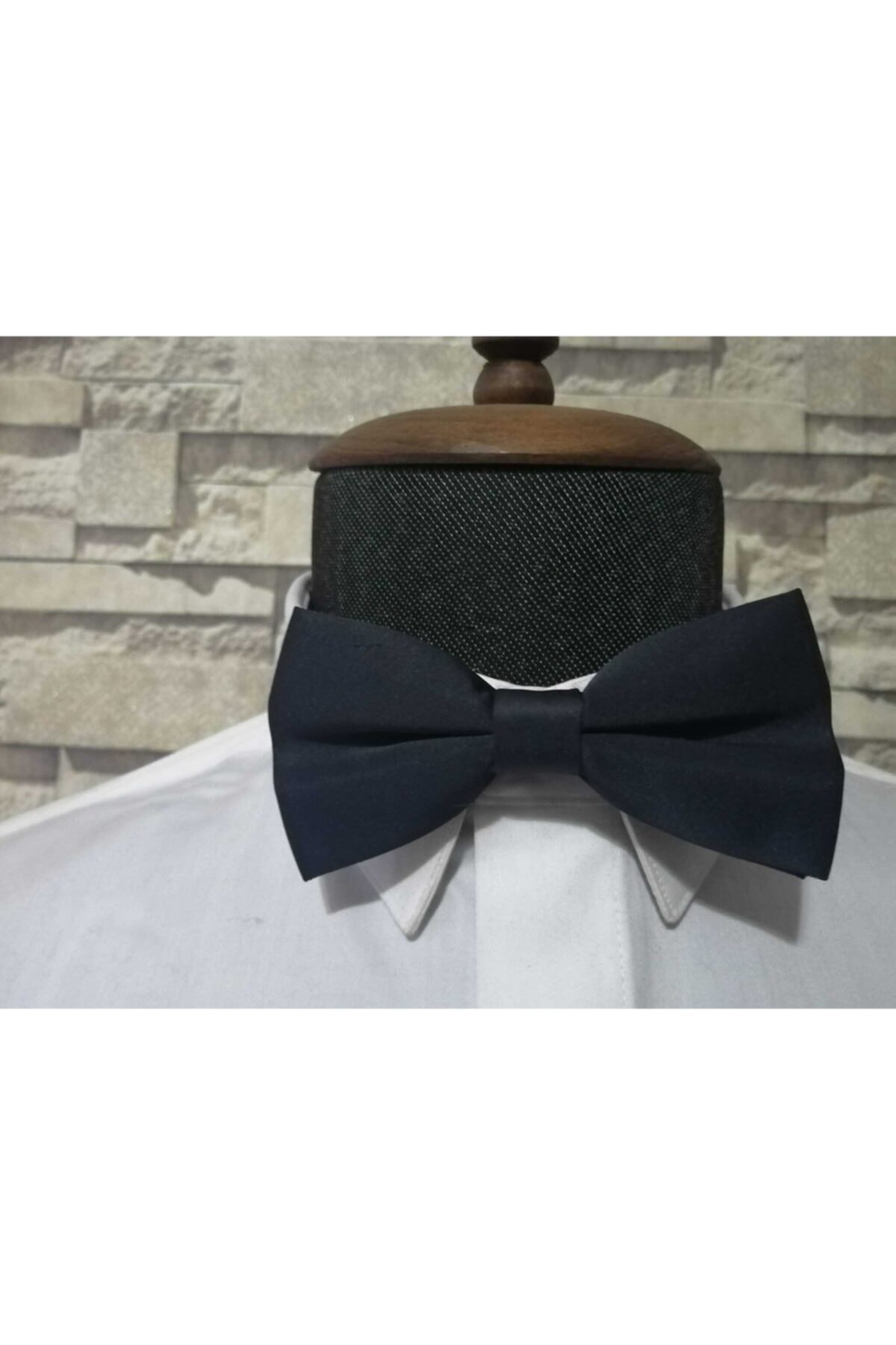 Yage Unisex Karma Renk Desenli 3'lü Kombin Papyon Set görsel 4