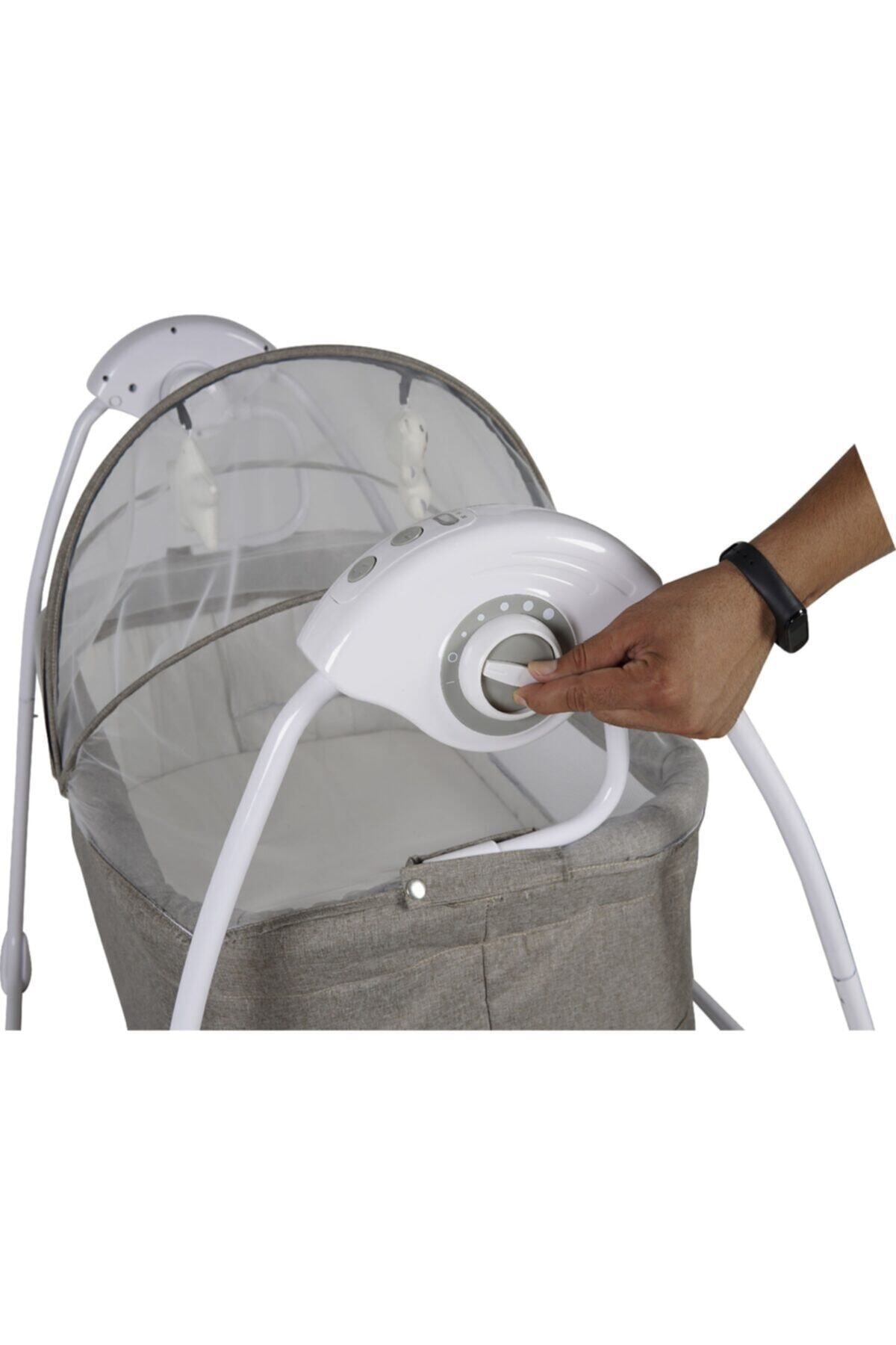 Sunny Baby 9146-ıı Yeni Caretta Elektrikli Otomatik Sallanır Beşik Bej fotoğrafı 4 (önizleme)