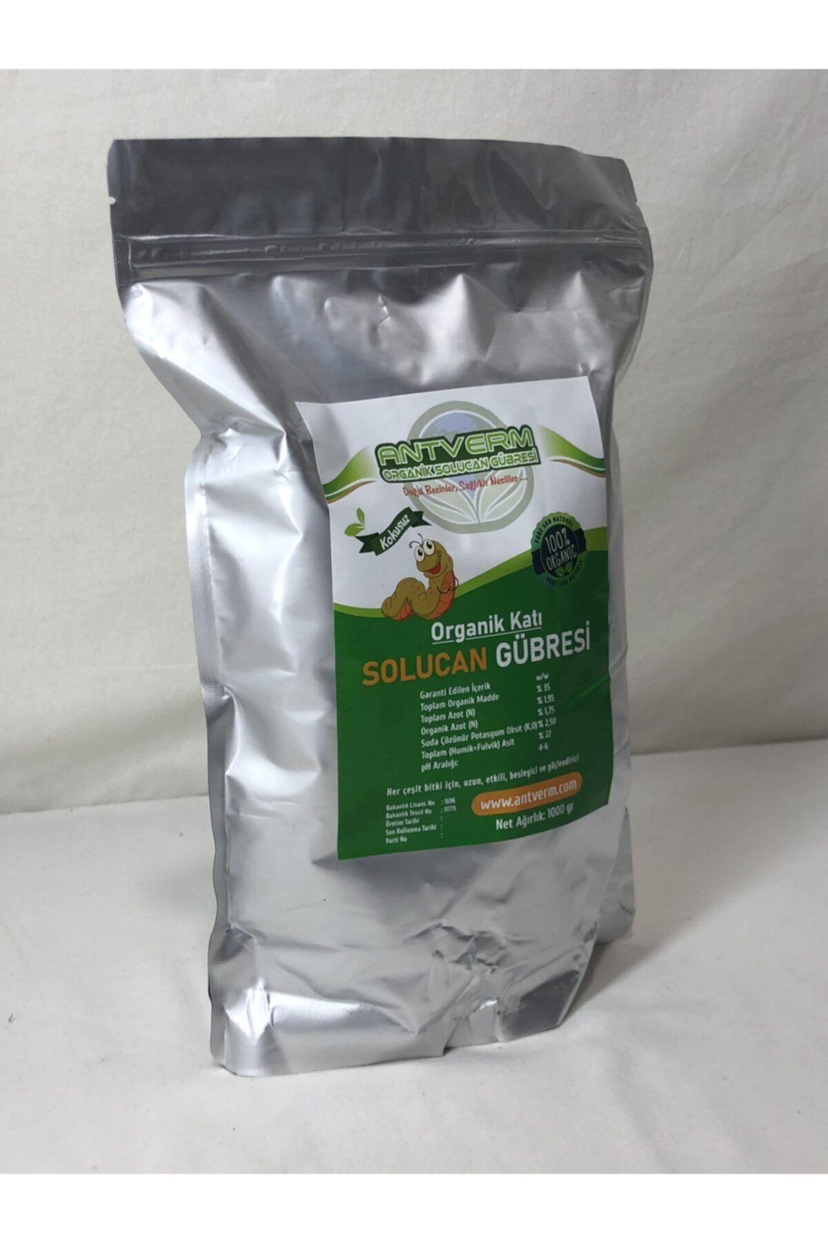 1 Kg Saksı Çicekleri Için Kök Güçlendirici Saçak Oluşumunu Hızlandıran Solucan Gübresi