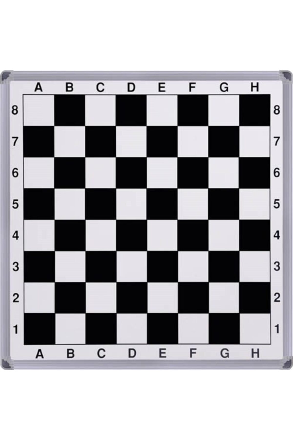 Panda 70x90cm Duvara Monte Manyetik Satranç Tahtası + Mıknatıslı Satranç Taşları