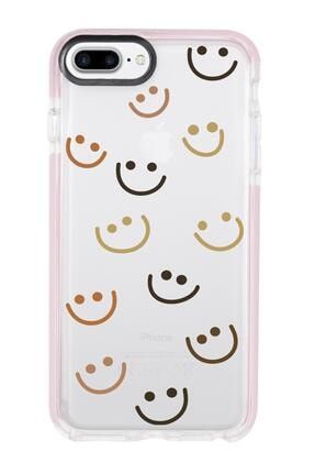 Iphone 8 Plus Smile Desenli Candy Bumper Silikonlu Telefon Kılıfı MC8PCBTS97