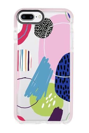 Iphone 7 Plus Art Design Candy Bumper Silikonlu Telefon Kılıfı MC7PCBTS01
