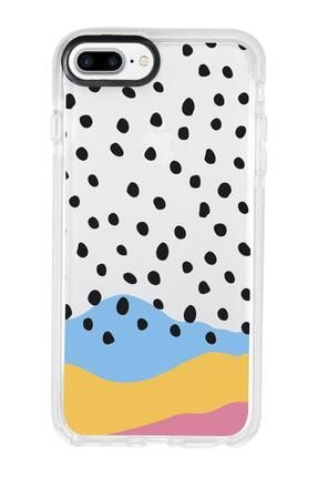 Iphone 8 Plus Shine Desenli Candy Bumper Silikonlu Telefon Kılıfı MC8PCBTS89