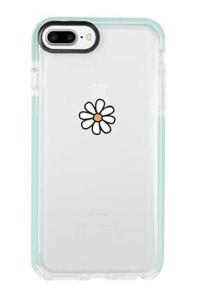 Iphone 8 Plus Papatya Desenli Candy Bumper Silikonlu Telefon Kılıfı MC8PCBTS81