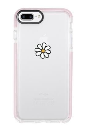 Iphone 8 Plus Papatya Desenli Candy Bumper Silikonlu Telefon Kılıfı MC8PCBTS81